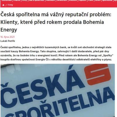 Vazba Martina Zoubka se skupinou Bohemia Energy