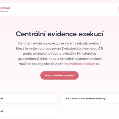 Centrální evidence exekucí – Oficiální registr exekucí v České republice, poskytující informace o probíhajících exekučních řízeních. Rychlé a spolehlivé ověření exekučního stavu.