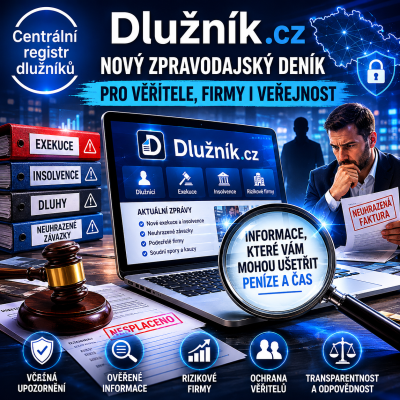 Vzniká Dlužník.cz: specializovaný dlužnický deník, který má pomáhat věřitelům i poctivým dlužníkům