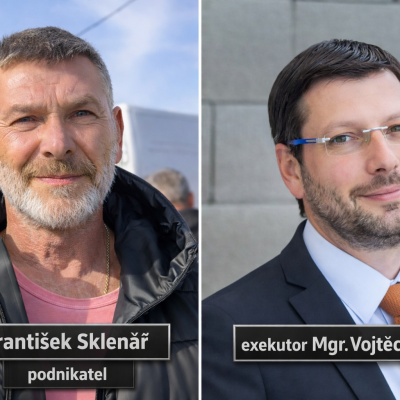 František Sklenář vs. exekutor Vojtěch Jaroš: spor o dům, který testuje autoritu státu