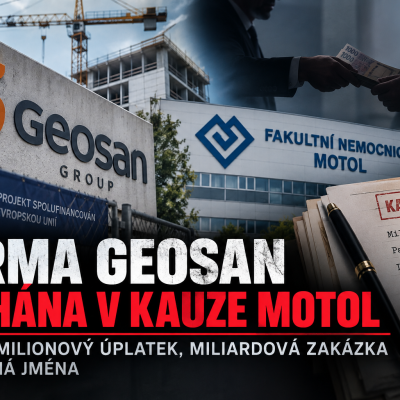 Firma Geosan stíhána v kauze Motol: Policie řeší desetimilionový úplatek a zakázku za 1,2 miliardy