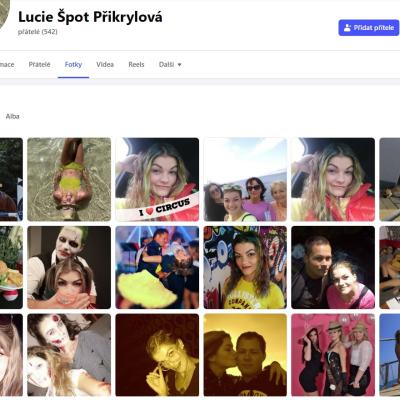 Lucie Šport Přikrylová dává své bohatství na obdiv