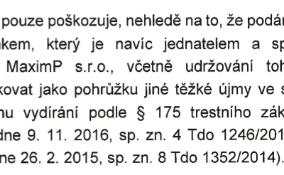 Maxim Ponomarenko čelí vážnému obvinění z vydírání v insolvenční kauze MI ESTATE