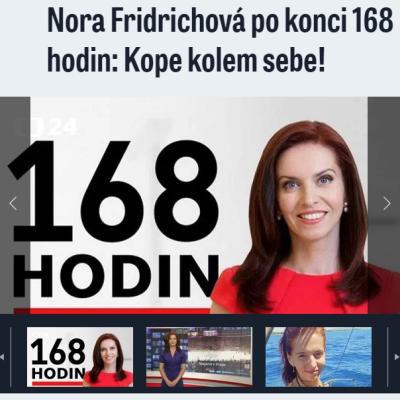 Nora Fridrichová po konci 168 hodin: Kope kolem sebe! Feministka, která obvinila kolegu ze sexuálního harasmentu