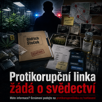 Oldřich Štoček: Protikorupční linka žádá veřejnost o informace a případná svědectví
