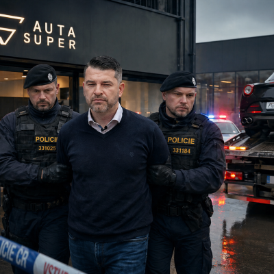 Kauza Auta Super: policie zasahovala u luxusního autosalonu, klienti hledají auta i miliony. Protikorupční linka vyzývá poškozené k hlášení
