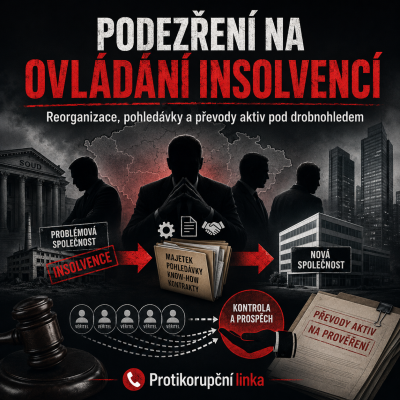 Podezření na ovládání insolvencí: EJO upozorňuje na reorganizace, správce a skupování pohledávek