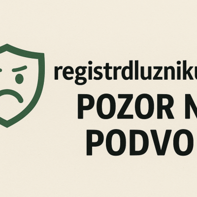 ⚠️ Pozor na registdluzniku.cz - Nejde o oficiální registr dlužníků, ale o soukromý přeprodejce údajů