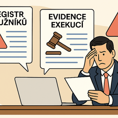 Informace z registru dlužníků a z evidence exekucí | aktualizované databáze 2025