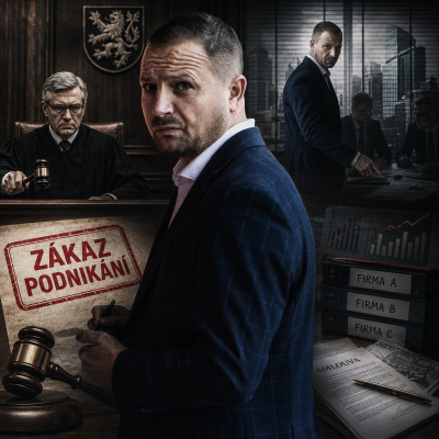 Tomáš Horáček znovu pod lupou policie: zákaz podnikání, svědci a podezření, že firmy řídil dál